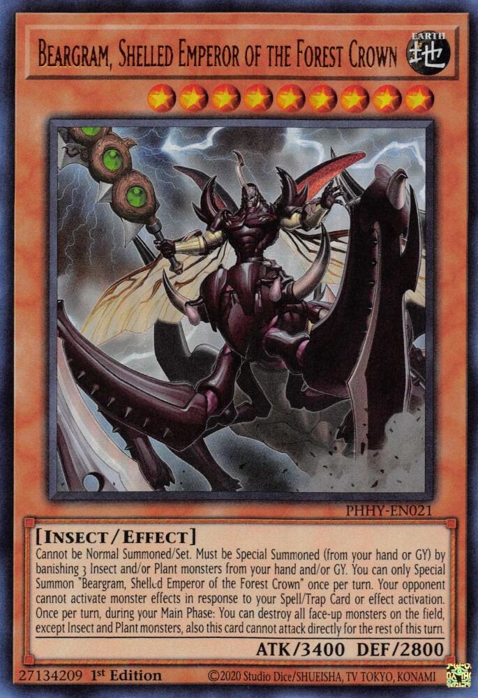 Beargram, Shelled Emperor of the Forest Crown PHHY-EN021 card from Photon Hypernova