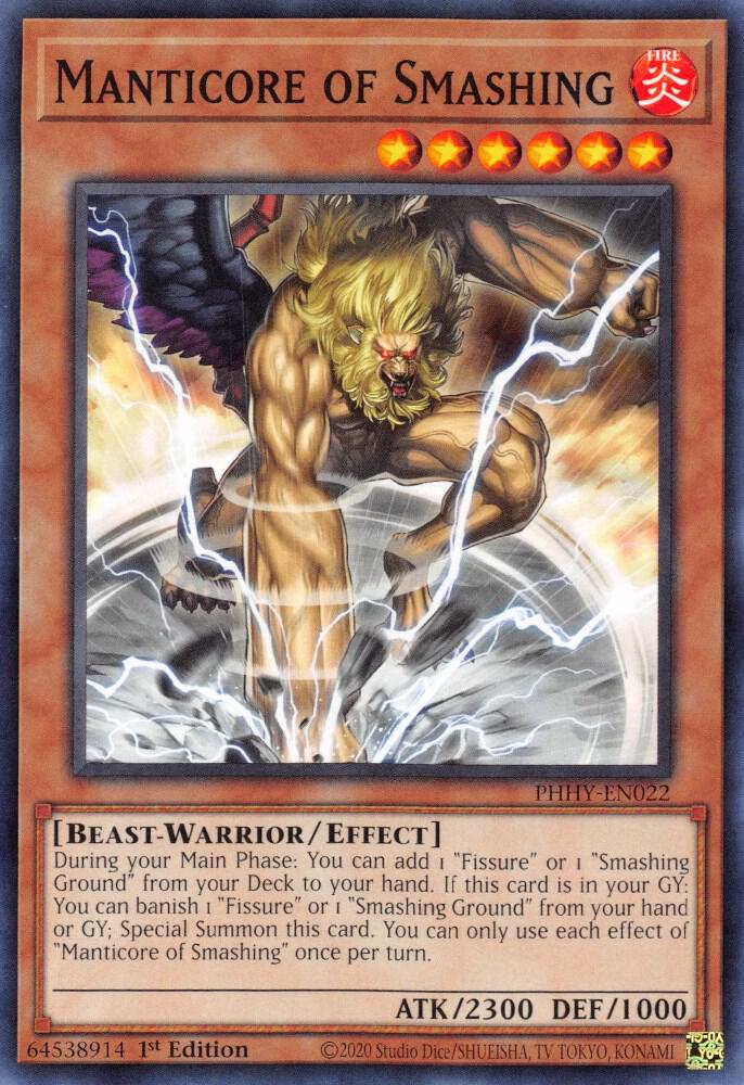 Manticore of Smashing PHHY-EN022 card from Photon Hypernova