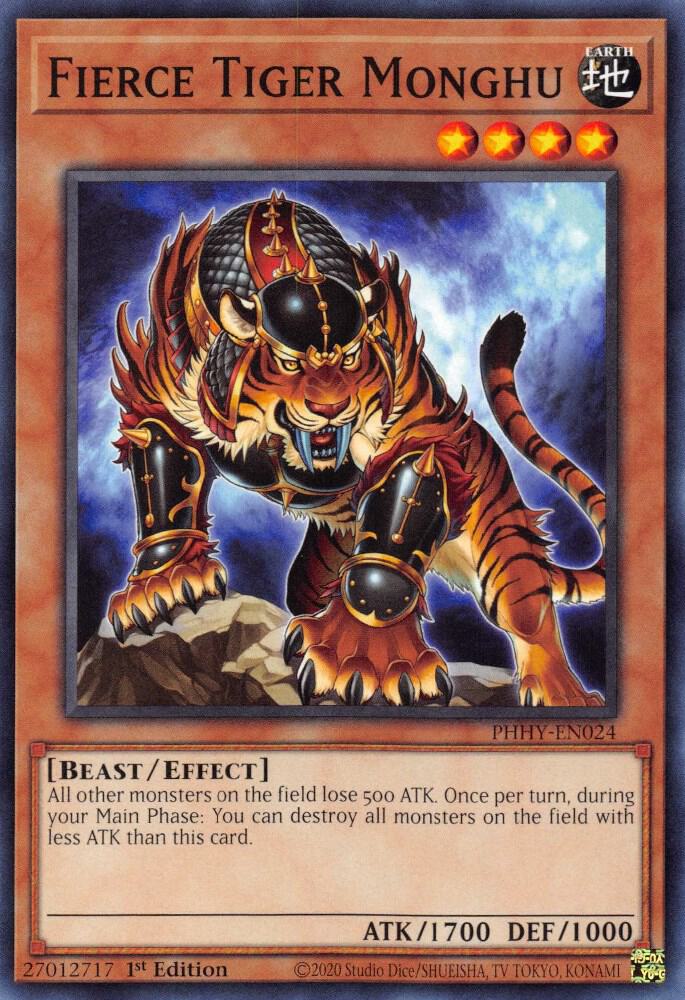 Fierce Tiger Monghu PHHY-EN024 card from Photon Hypernova