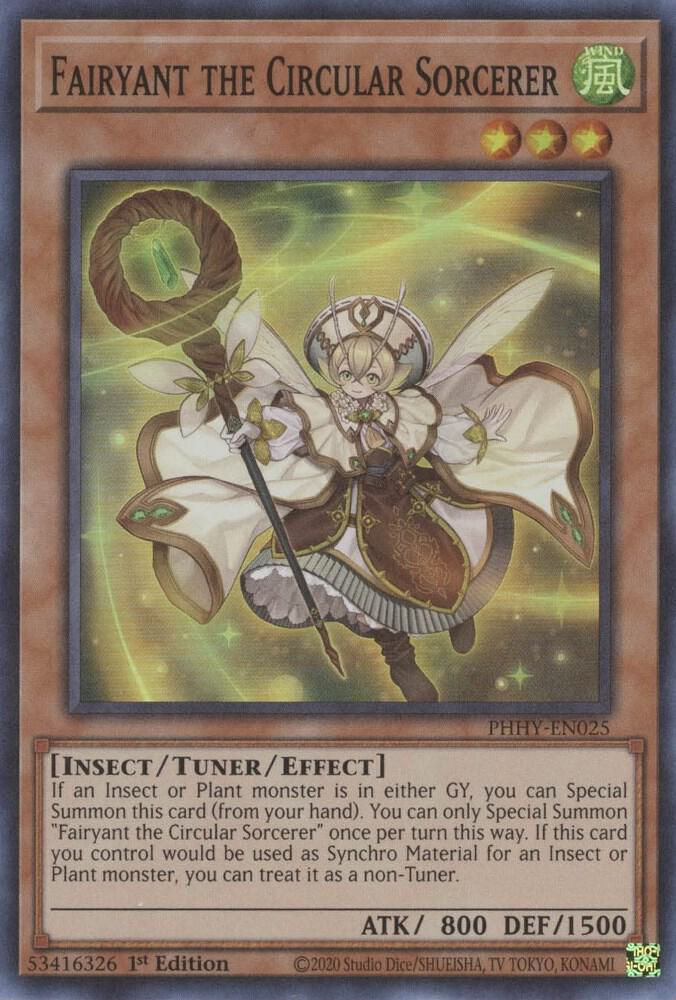 Fairyant the Circular Sorcerer PHHY-EN025 card from Photon Hypernova