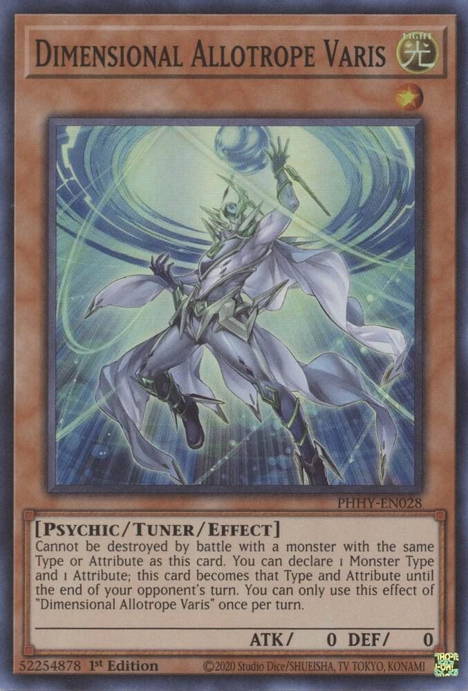 Dimensional Allotrope Varis PHHY-EN028 card from Photon Hypernova