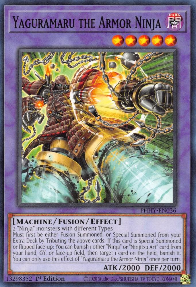 Yaguramaru the Armor Ninja PHHY-EN036 card from Photon Hypernova
