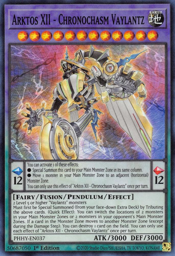 Arktos XII - Chronochasm Vaylantz PHHY-EN037 card from Photon Hypernova