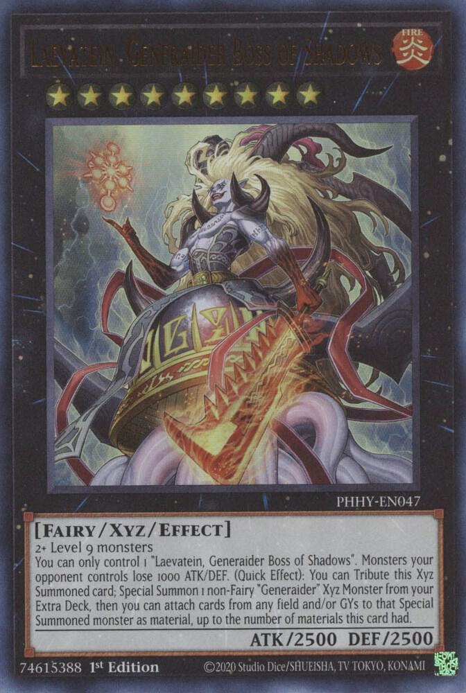 Laevatein, Generaider Boss of Shadows PHHY-EN047 card from Photon Hypernova