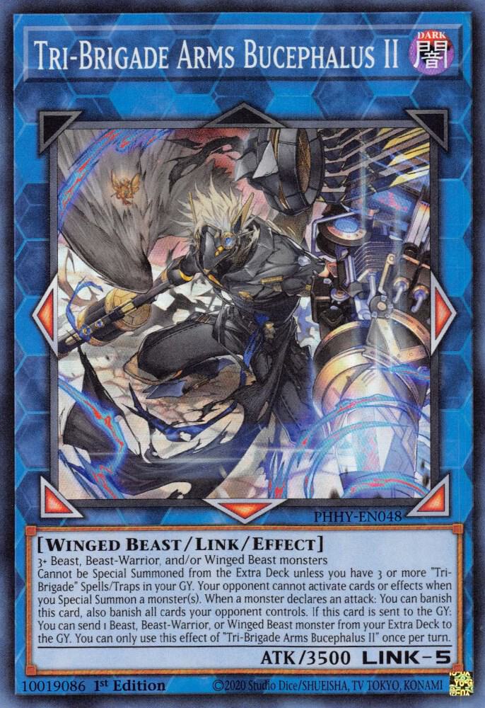 Tri-Brigade Arms Bucephalus II PHHY-EN048 card from Photon Hypernova
