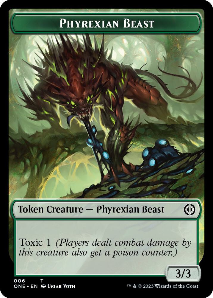 Phyrexian Beast Token 6 card from Phyrexia: All Will Be One