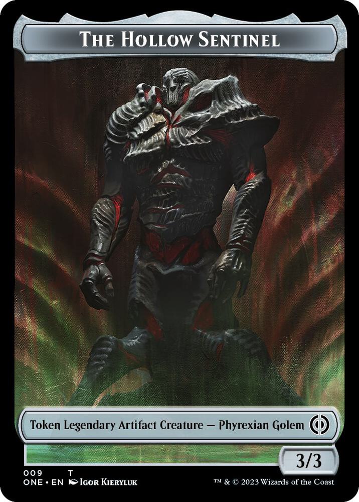 The Hollow Sentinel Token 9 card from Phyrexia: All Will Be One
