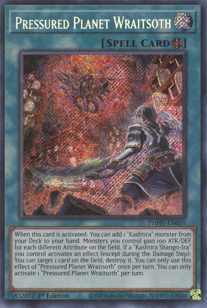 Pressured Planet Wraitsoth PHHY-EN059 card from Photon Hypernova