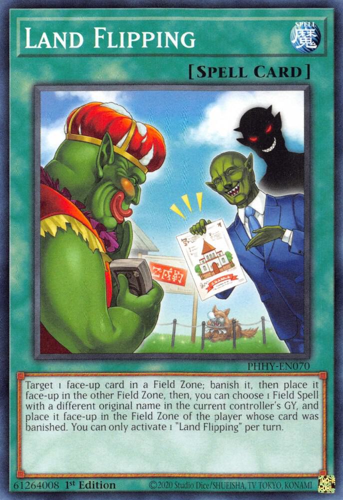 Land Flipping PHHY-EN070 card from Photon Hypernova