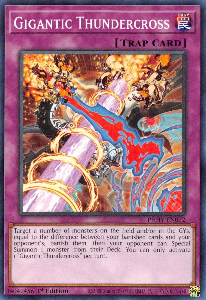 Gigantic Thundercross PHHY-EN072 card from Photon Hypernova