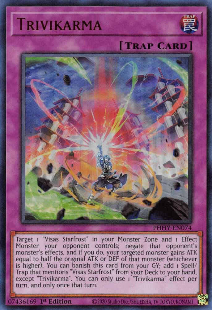 Trivikarma PHHY-EN074 card from Photon Hypernova