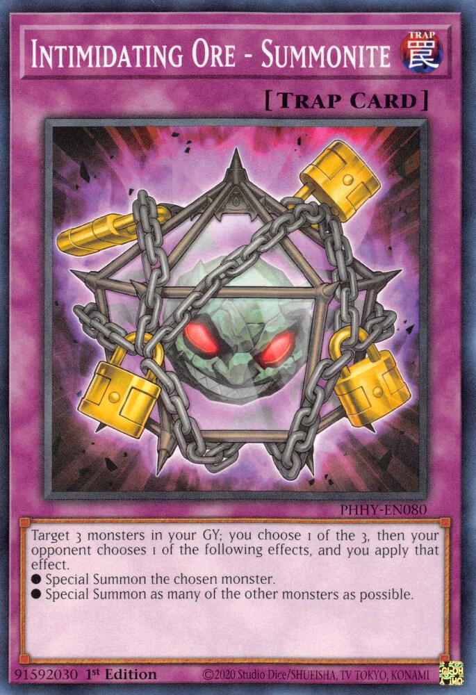 Intimidating Ore - Summonite PHHY-EN080 card from Photon Hypernova