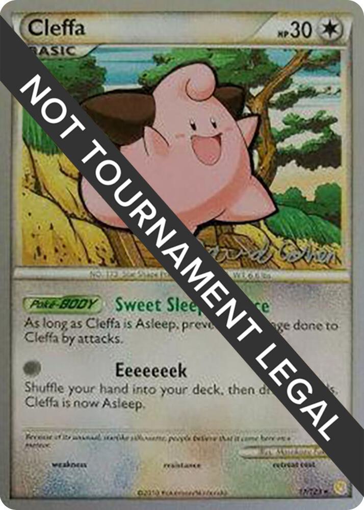 Cleffa - 2011 (David Cohen) 17/123 card from World Championship Decks
