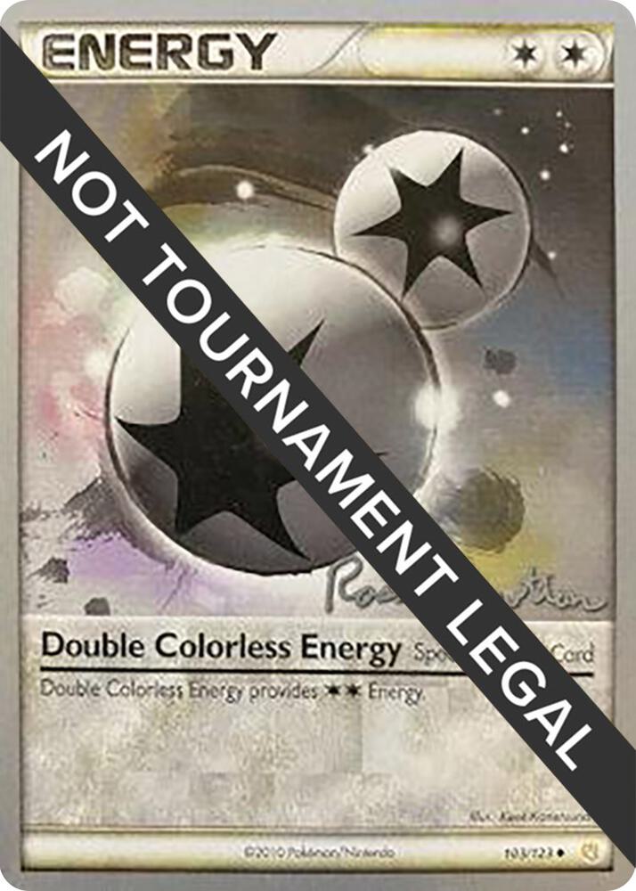Double Colorless Energy - 2011 (Ross Cawthon) 103/123 card from World Championship Decks