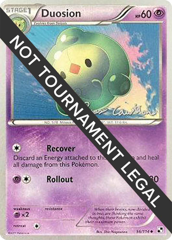 Duosion - 2011 (Ross Cawthon) 56/114 card from World Championship Decks