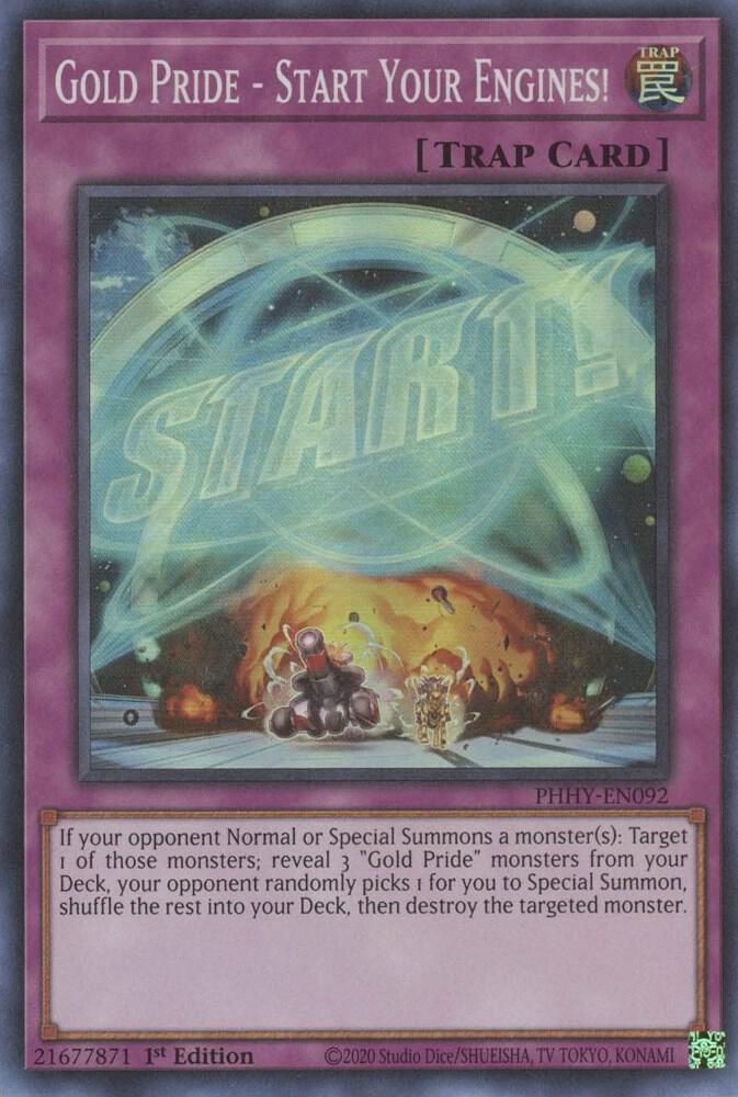 Gold Pride - Start Your Engines! PHHY-EN092 card from Photon Hypernova
