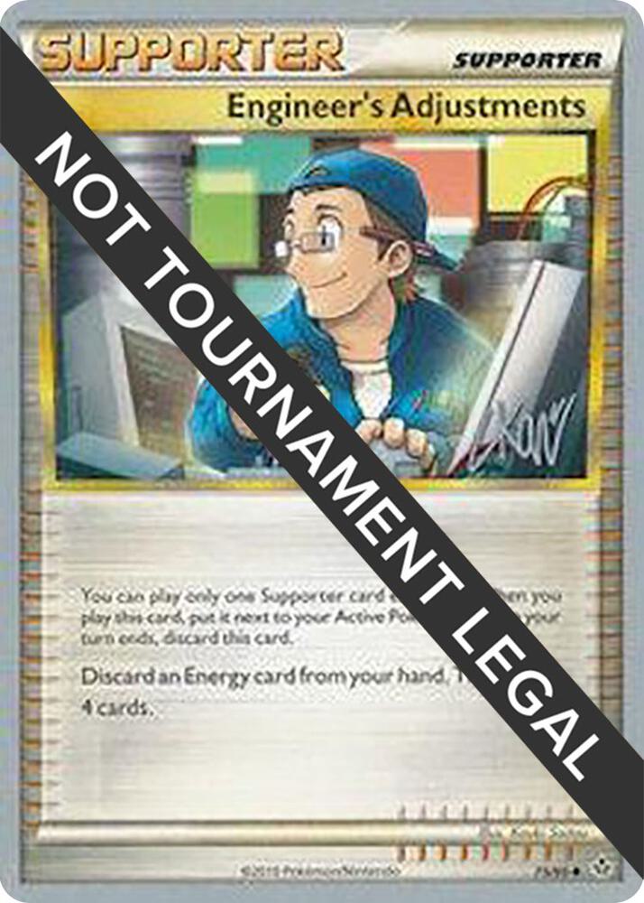 Engineer's Adjustments - 2011 (Christopher Kan) 75/95 card from World Championship Decks