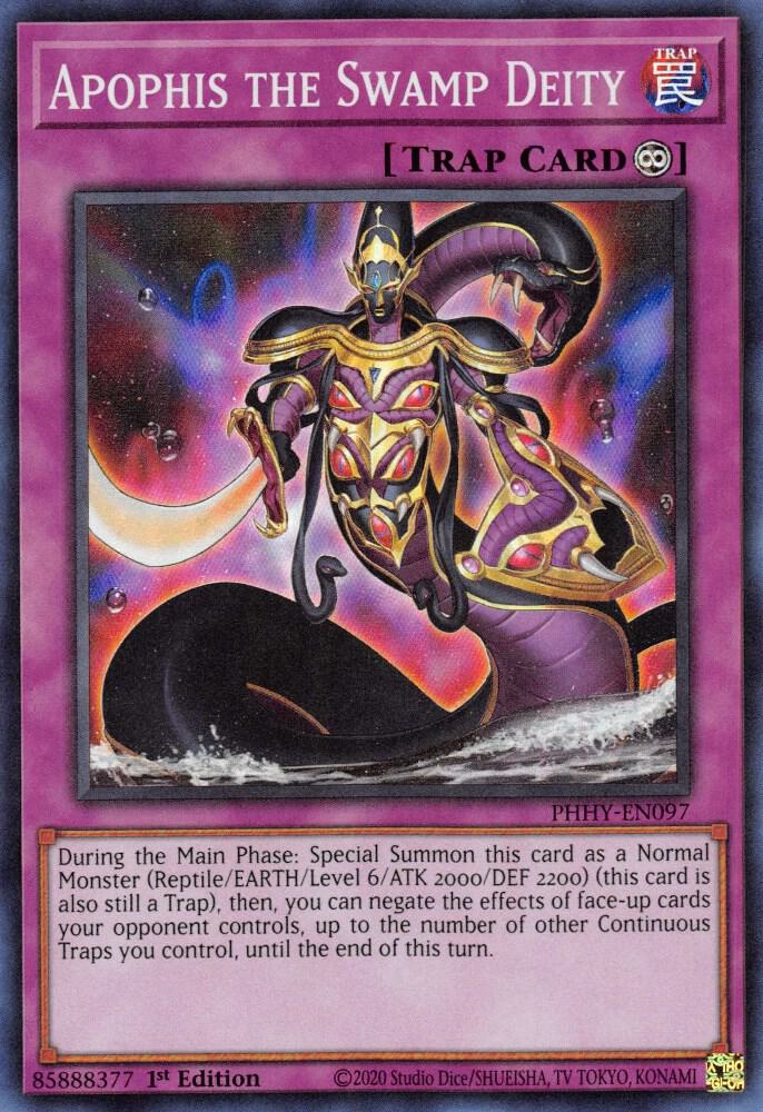 Apophis the Swamp Deity PHHY-EN097 card from Photon Hypernova