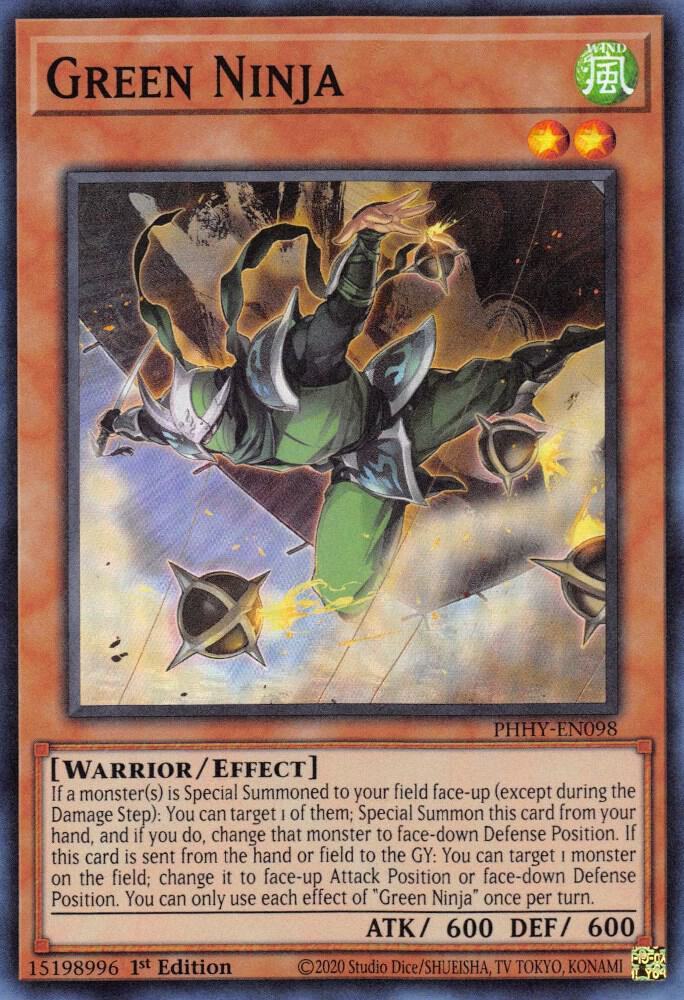 Green Ninja PHHY-EN098 card from Photon Hypernova