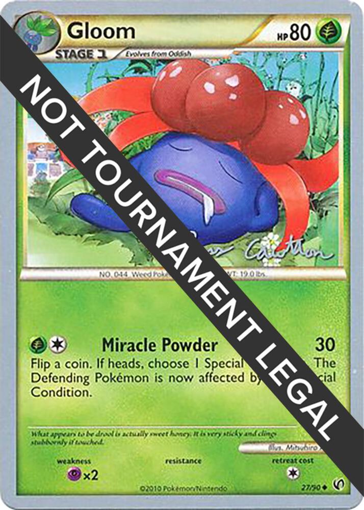 Gloom - 2011 (Ross Cawthon) 27/90 card from World Championship Decks