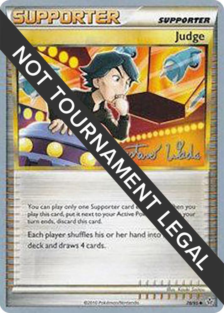 Judge - 2011 (Gustavo Wada) 78/95 card from World Championship Decks