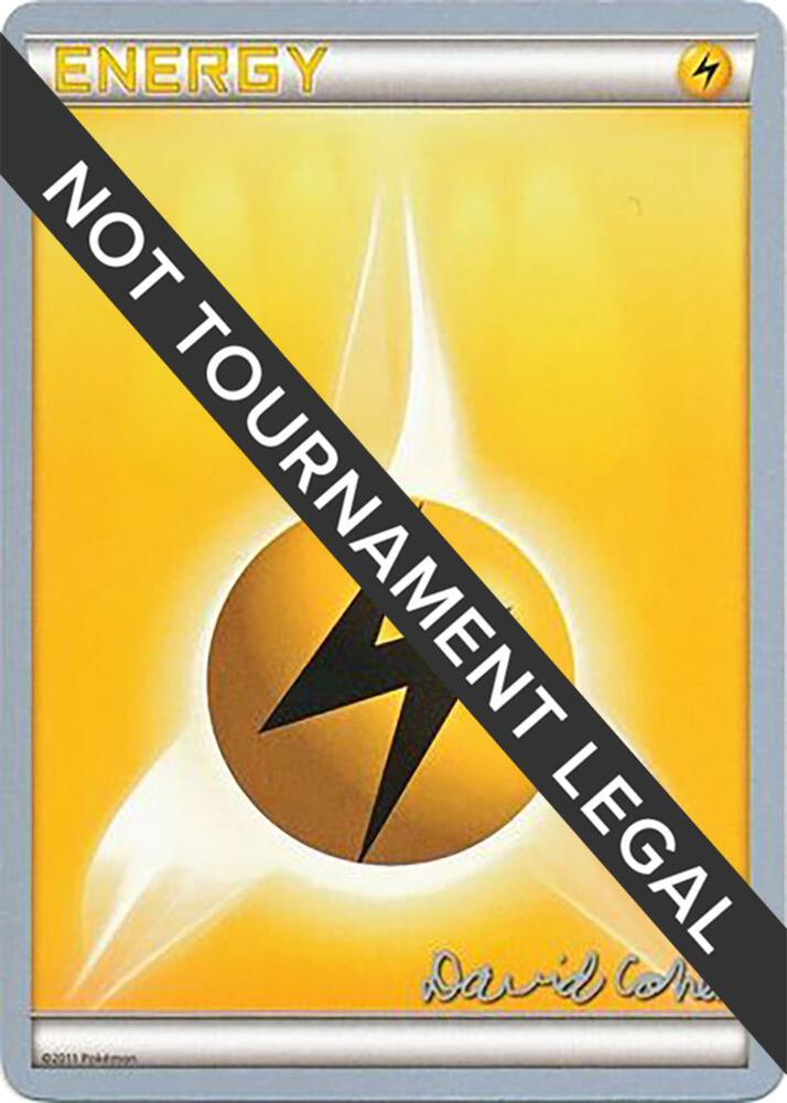 Lightning Energy - 2011 (David Cohen) card from World Championship Decks