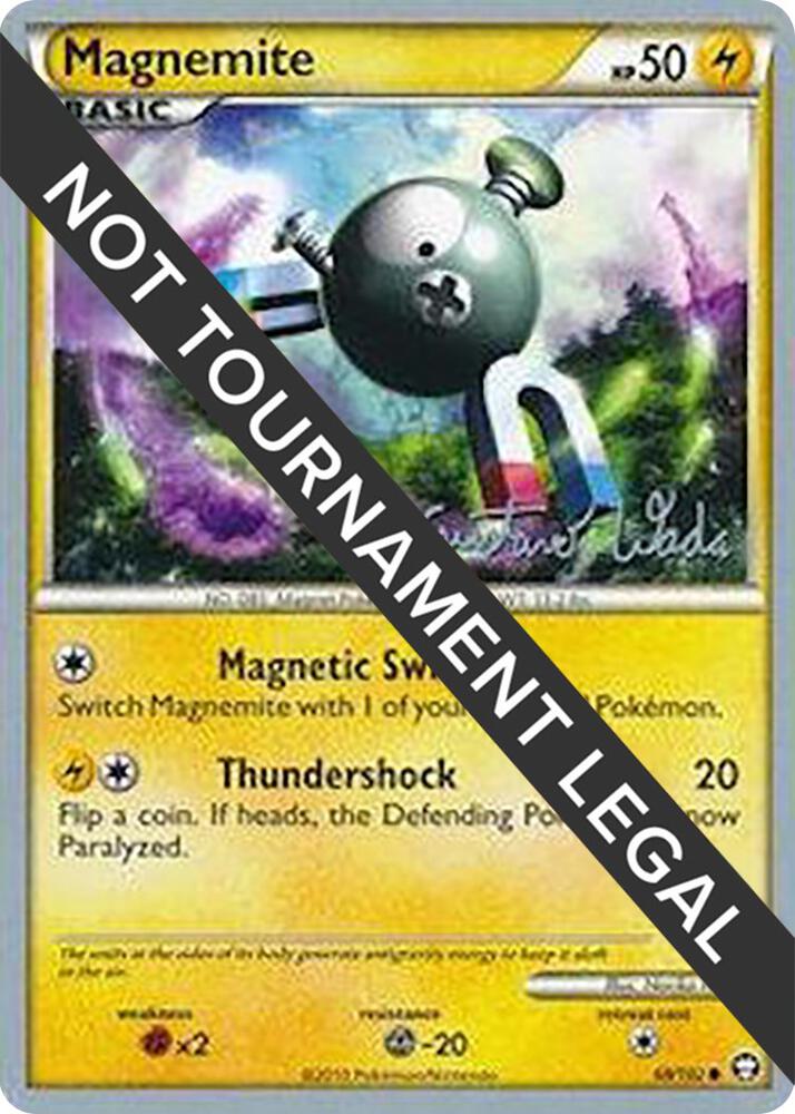 Magnemite - 2011 (Gustavo Wada) 68/102 card from World Championship Decks
