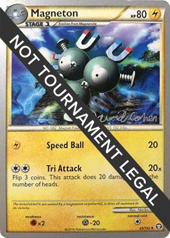 Magneton - 2011 (David Cohen) 43/102 card from World Championship Decks