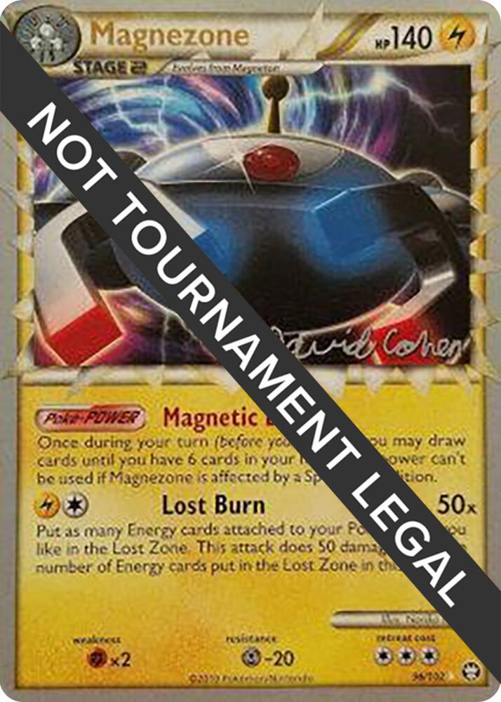 Magnezone - 2011 (David Cohen) 96/102 card from World Championship Decks