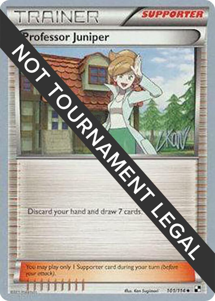 Professor Juniper - 2011 (Christopher Kan) 101/114 card from World Championship Decks