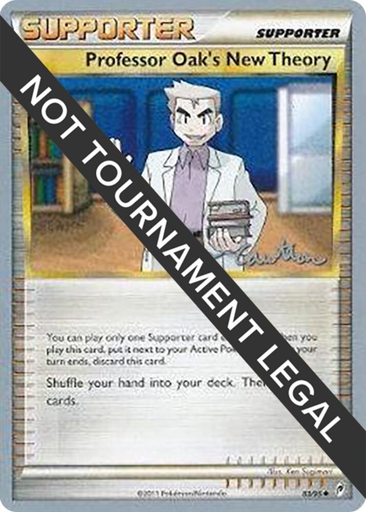 Professor Oak's New Theory - 2011 (Ross Cawthon) 83/95 card from World Championship Decks