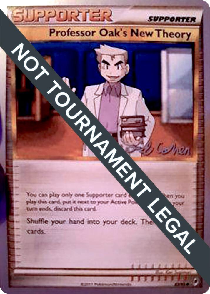 Professor Oak's New Theory - 2011 (David Cohen) 83/95 card from World Championship Decks