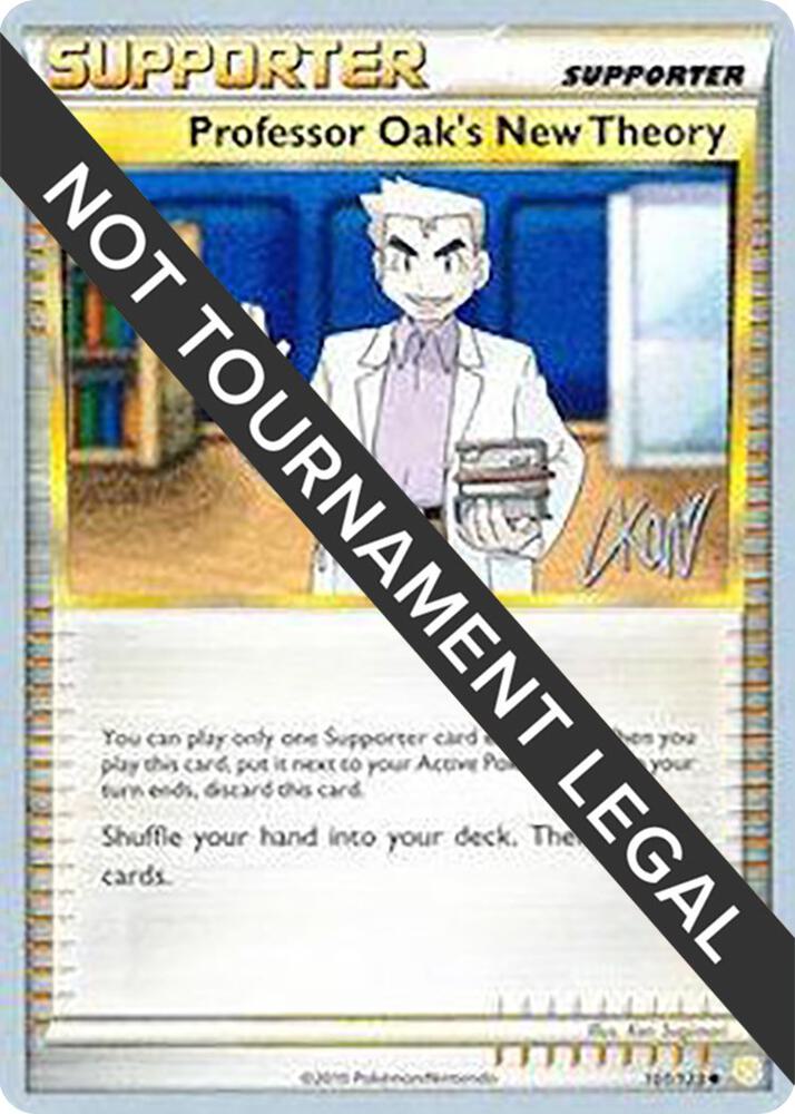 Professor Oak's New Theory - 2011 (Christopher Kan) 101/123 card from World Championship Decks
