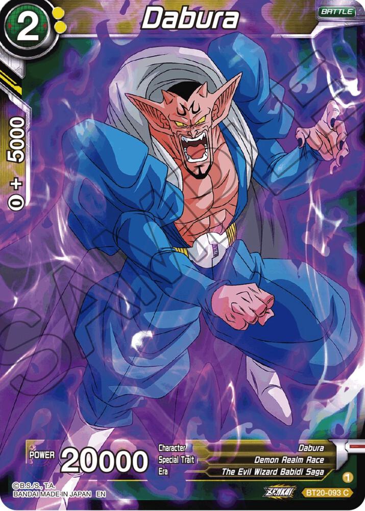 Dabura BT20-093 card from Power Absorbed