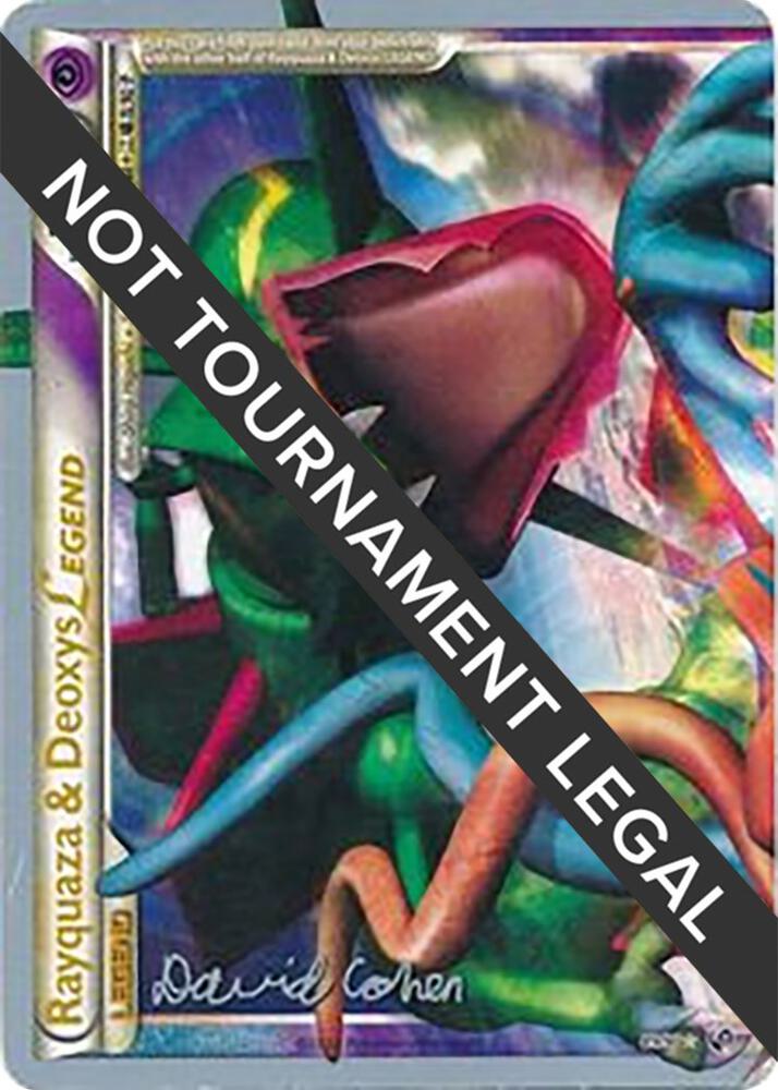 Rayquaza & Deoxys Legend (89) - 2011 (David Cohen) 89/90 card from World Championship Decks