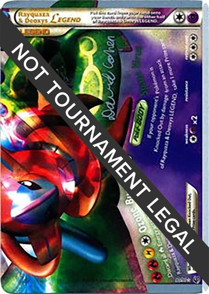 Rayquaza & Deoxys Legend - 2011 (David Cohen) 90/90 card from World Championship Decks