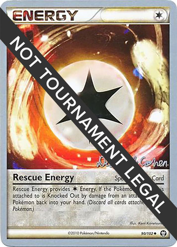 Rescue Energy - 2011 (David Cohen) 90/102 card from World Championship Decks