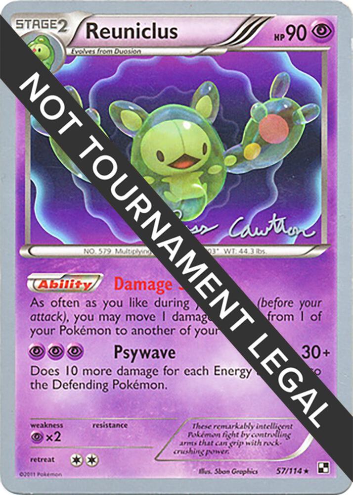 Reuniclus - 2011 (Ross Cawthon) 57/114 card from World Championship Decks