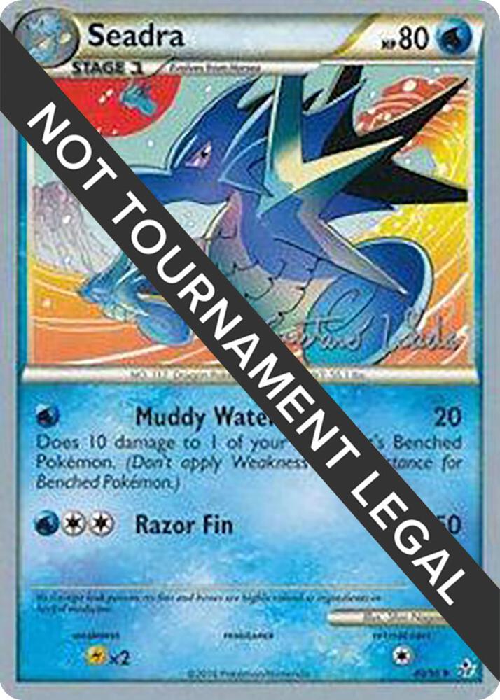 Seadra - 2011 (Gustavo Wada) 40/95 card from World Championship Decks