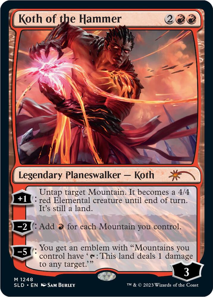 Koth of the Hammer 1248 card from Secret Lair Drop Series
