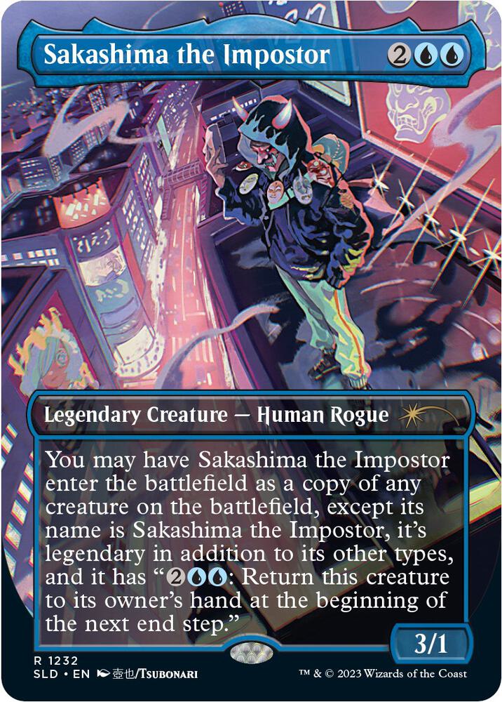 Sakashima the Impostor 1232 card from Secret Lair Drop Series