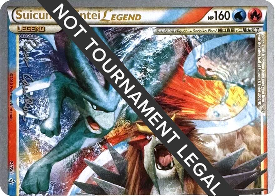 Suicune & Entei LEGEND (94) - 2011 (Ross Cawthon) 94/95 card from World Championship Decks