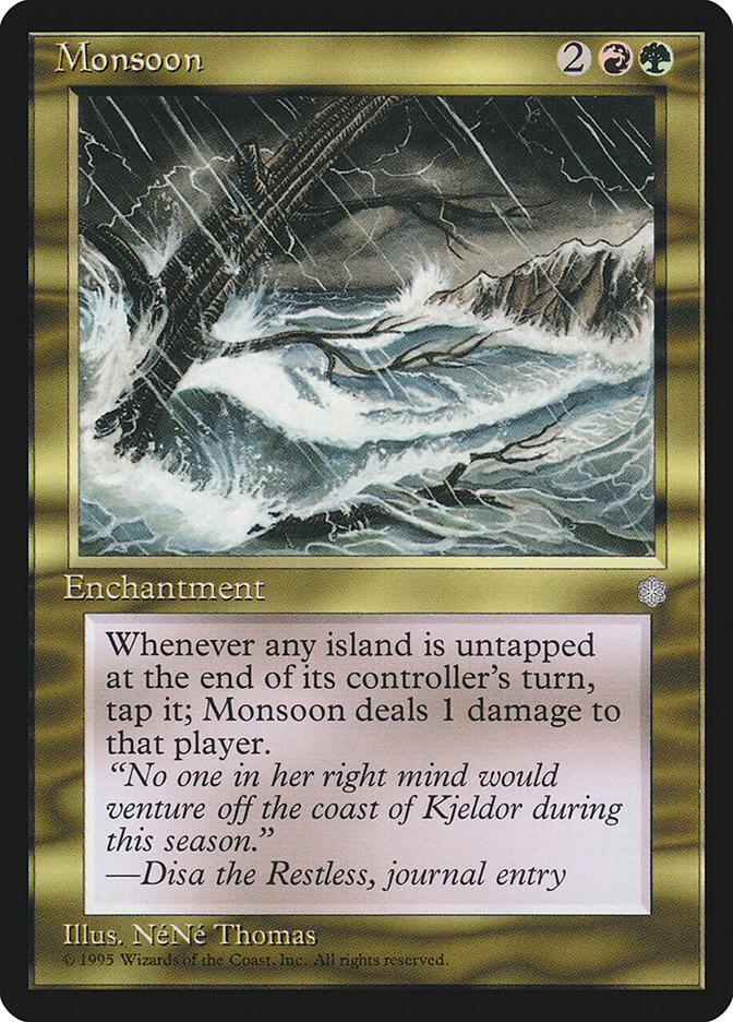 Monsoon 376 card from Ice Age