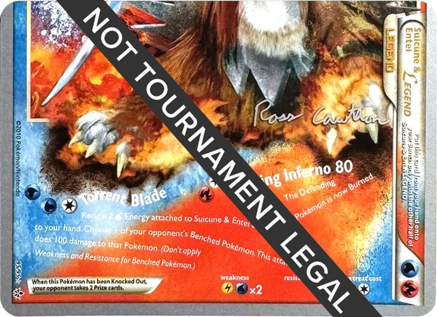Suicune & Entei Legend LEGEND - 2011 (Ross Cawthon) 95/95 card from World Championship Decks