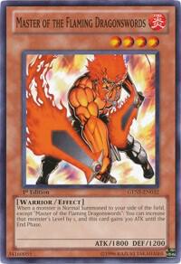 Master of the Flaming Dragonswords GENF-EN032 card from Generation Force