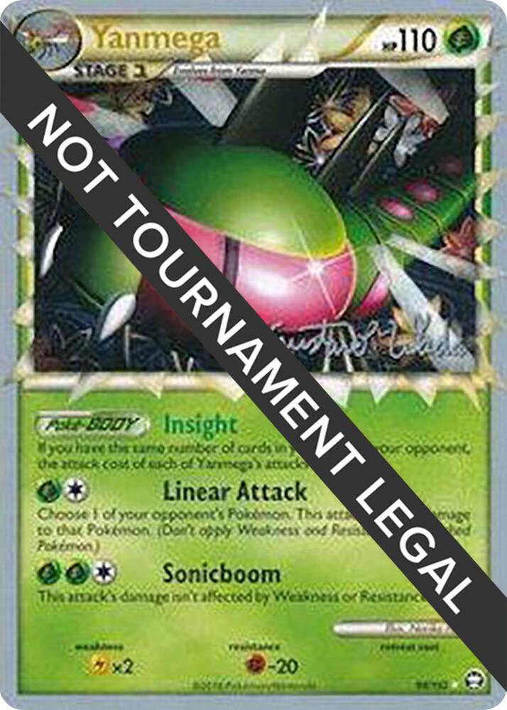 Yanmega - 2011 (Gustavo Wada) 98/102 card from World Championship Decks