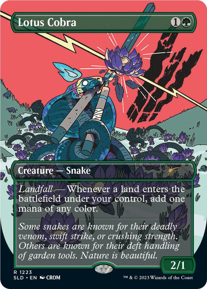 Lotus Cobra 1223 card from Secret Lair Drop Series