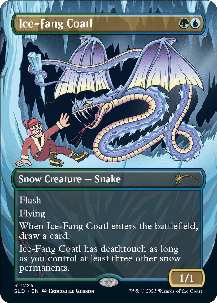 Ice-Fang Coatl 1225 card from Secret Lair Drop Series