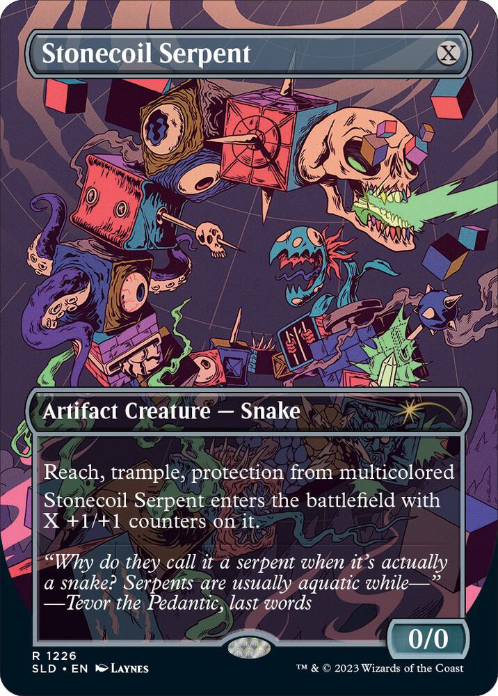 Stonecoil Serpent 1226 card from Secret Lair Drop Series