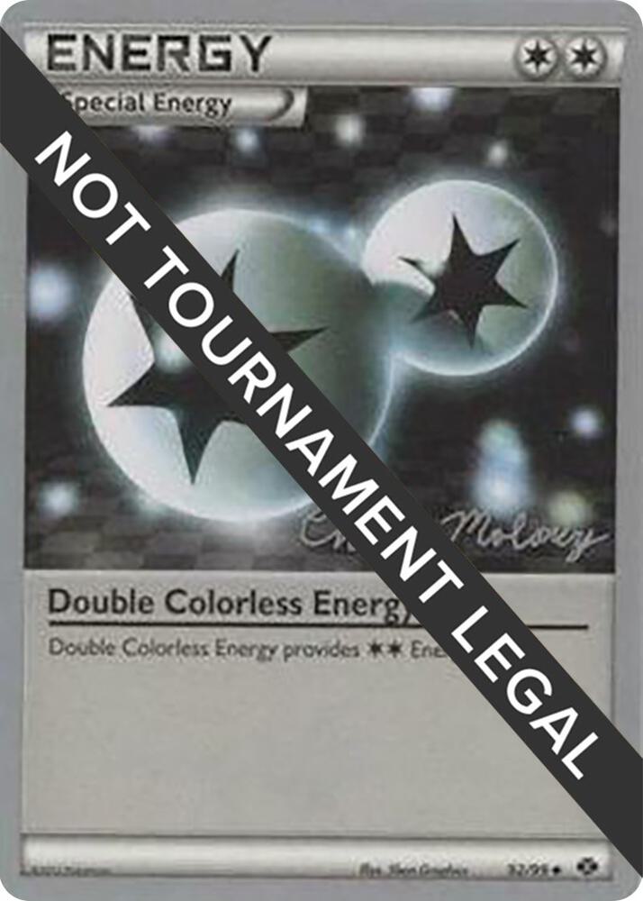 Double Colorless Energy - 2012 (Chase Moloney) 92/99 card from World Championship Decks